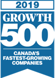 Growth 500 logo indicating one of Canada's fastest-growing companies in 2019